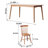 Table solid wood rectangle household simple-1323177611-1323177718