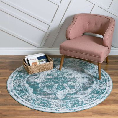 Tapis ovale abstrait Tita Oneita