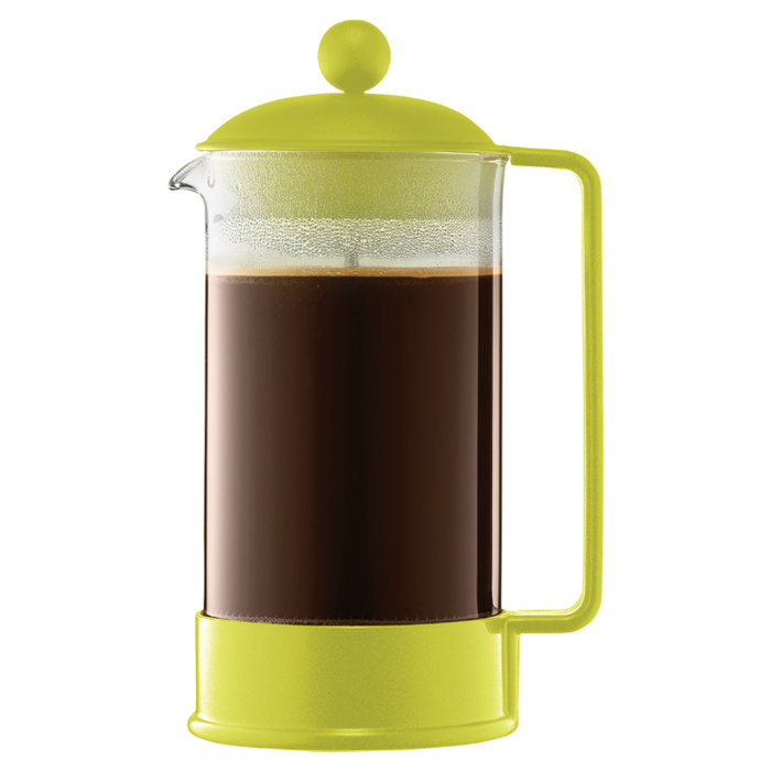 Bodum Brazil French Press Coffee Maker, Red, Capacity 34 oz