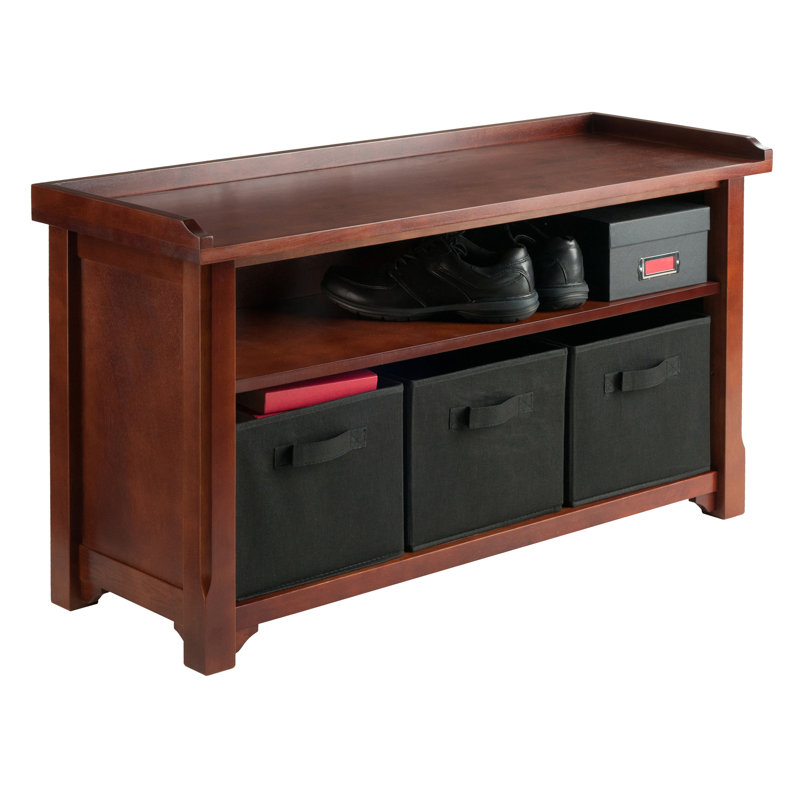 Drakeford Storage Bench, Black