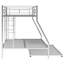 Lit simple sur lit double avec structure en acier robuste, lit superposé avec lit gigogne simple, échelles à deux côtés-1143345659-1143345663
