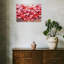 Heart Shape Canvas Art Print Wall Decor Valentine Gift Romantic Home Decoration Love Theme Painting For Living Room Bedroom, 20L x 24W
