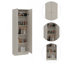 Armoire de rangement à deux portes Virginia, cinq tablettes-2045179324