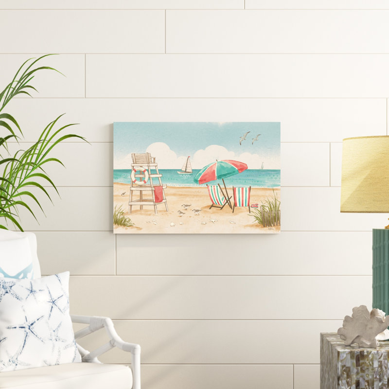 «Beach Time I Print», H 20 po x l 30 po