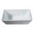 Topcraft Modern 43" x 28" Freestanding Acrylic Soaking Bathtub, Matte White Freestanding Tub for Bathroom