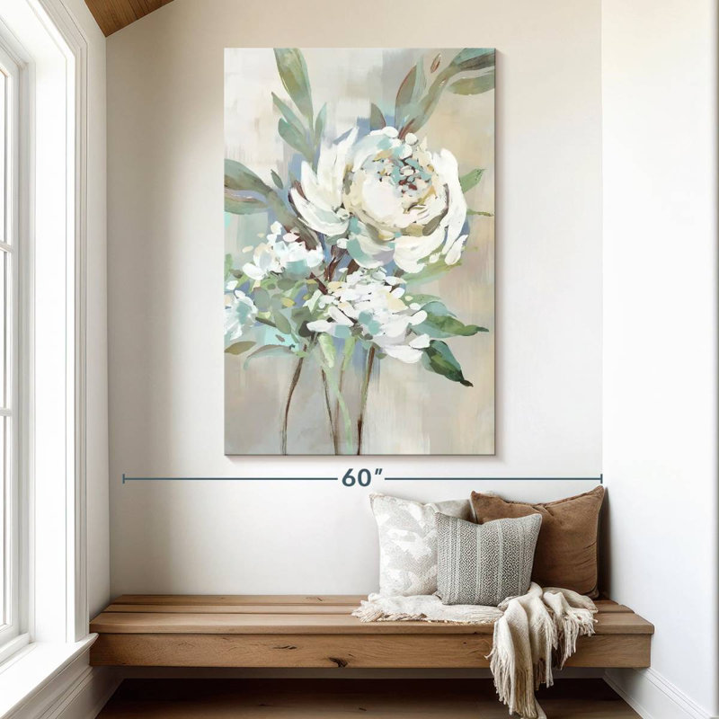 Harnek Antique Rose I, 51" H x 34" W