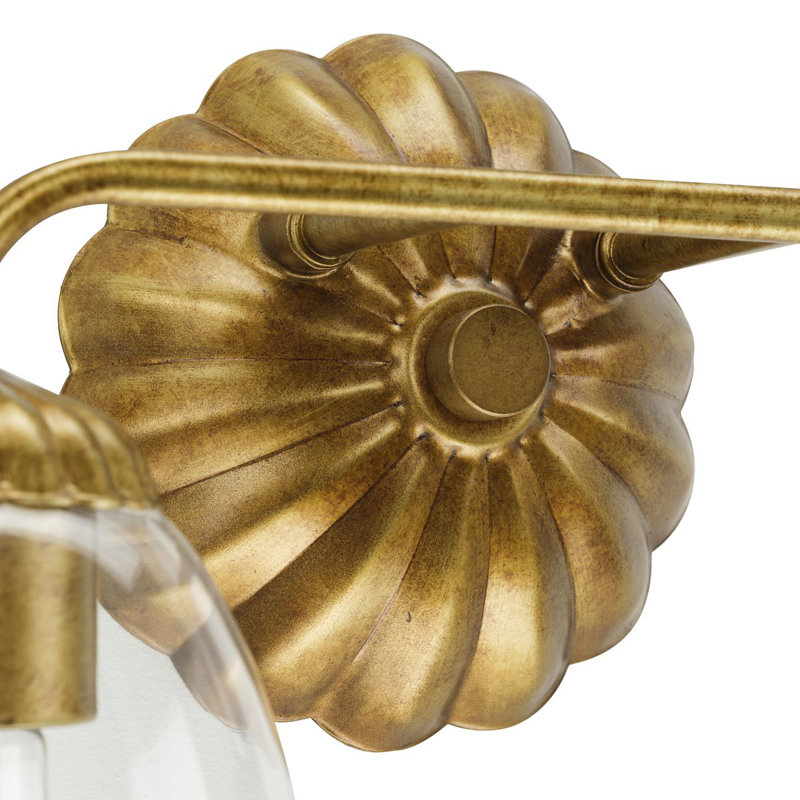 Quillan Dimmable Vanity Light, Gold Ombre, 2