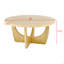 Table basse ronde de 36 po, tables basses en bois