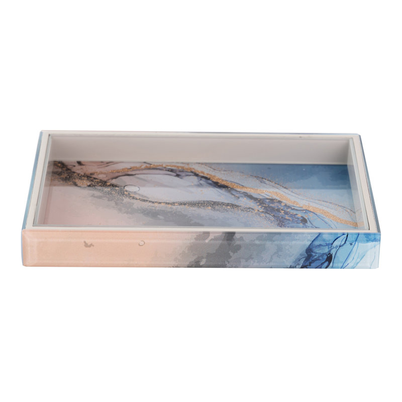 Glass Decorative Tray