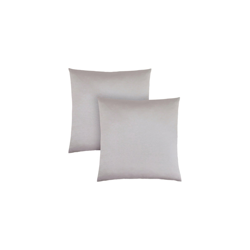 Ensemble de 2 coussins décoratifs modernes en polyester hypoallergénique de 18 po x 18 po avec insertions pour canapé, canapé et chambre à coucher