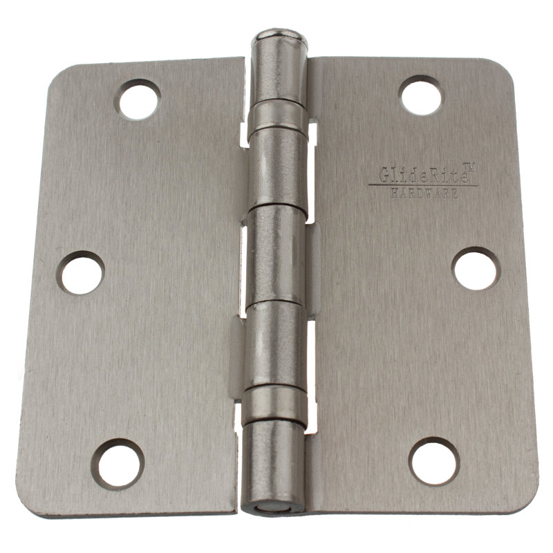 Silver 3.5'' Ball Bearing Door Hinges Set of 12