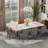 Valleau Extendable Sintered Stone Dining Table, Rectangular Kitchen Room Table, Stretchable 59"-70.9"-935425829