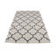 Tapis multicolore touffeté à la main à motif de treillis Janeane