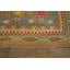 Warm Light brown Antique Tribal Geometric Small Indian Flat Weave Dhurrie Carpet