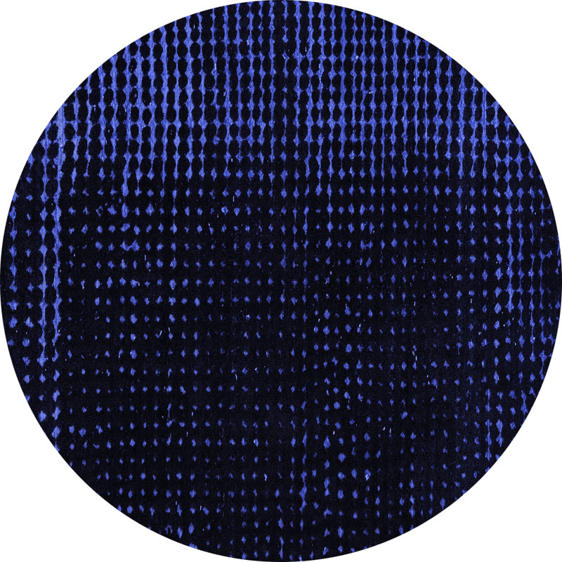 Tapis bleu tissé à la machine Zintis