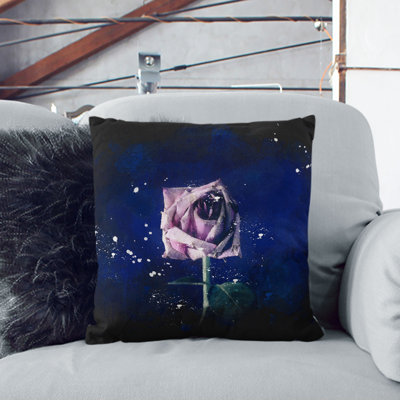 Floral Square Throw Cushion