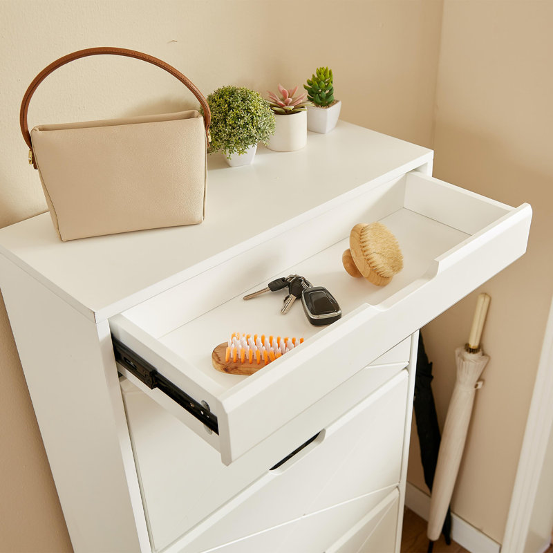 24 Pair Shoe Storage Cabinet