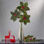 Tige de poinsettia 22 "royauté-742976871