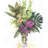 Tropical Flower Assemblage - Green Bedroom Canvas Decor