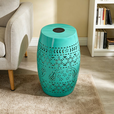 Table d'appoint SOLAR, couleur sarcelle