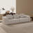 3 Seater Fabric Reception Sofa With 3 Pillows