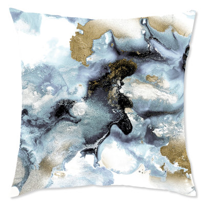 Housse et insert de coussin carré aquarelle