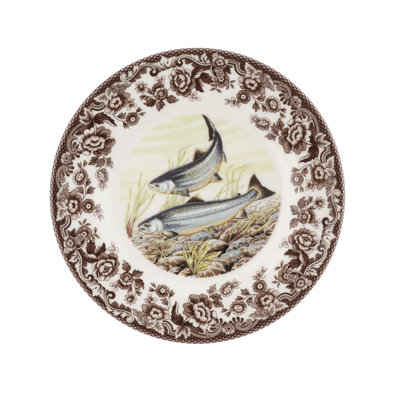 Assiette à salade 8 po Spode Woodland