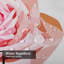 Rideau de douche imperméable à motif floral rose et blanc avec 12 crochets-1786904171
