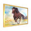 Cheval brun galopant - peinture sur toile-67417823-67417824