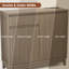 Armoire poubelle inclinable avec tiroirs 13 gallons-125377052