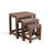 Ensemble de 3 tables emboîtables Kiara