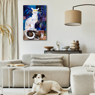 " Le Chat Blanc " by Artpoptart