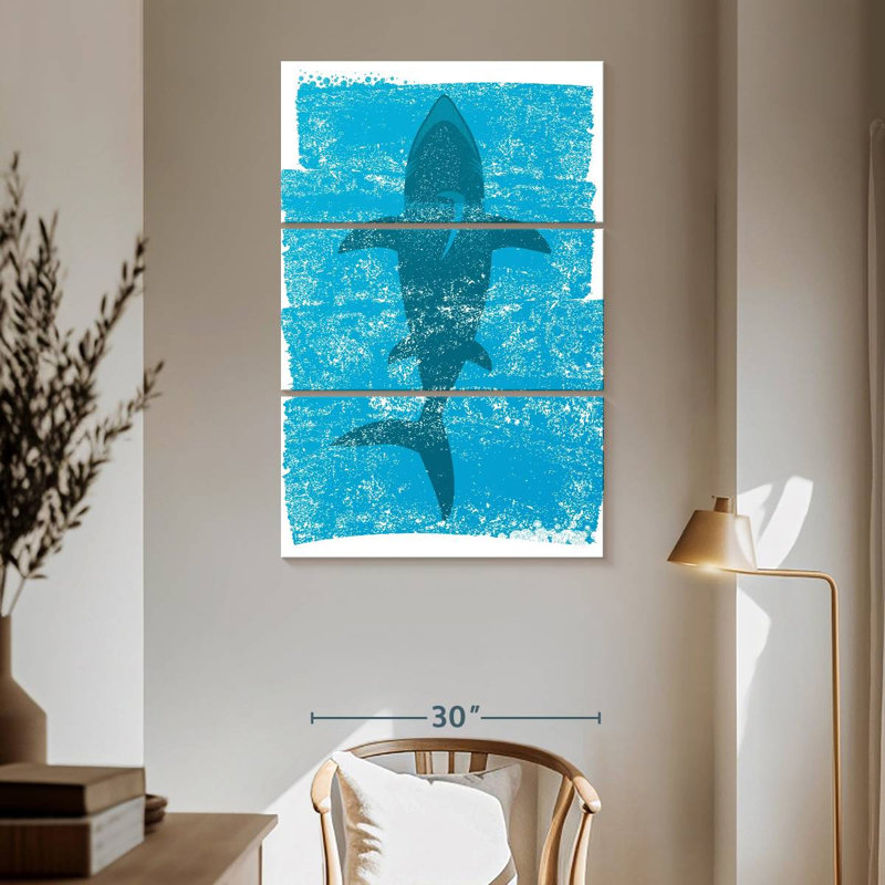 Brampt Simple Shark, 65" H x 42" W