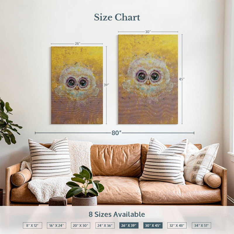 Brampt Hoot, 45" H x 30" W