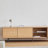 Simple design sense solid wood TV cabinet