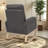 Experience The Ultimate Comfort And Style With Our Modern Nursery Rocking Chair With Footrest. This Chair Is Perfect For Creating A Cozy And Relaxing Atmosphere In Your Baby's Room Or Any Living Space. Its Thoughtfully Designed Curve Ensures A Gentle Rock