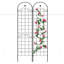 Paquet de 2 treillis de jardin en métal pour plantes grimpantes