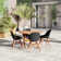 Octagonal 4 - Person 83'' Long Dining Set