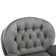 Anouk Tufted Back Type Swivel Base Accent Chair with Ottoman