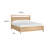 Rory Solid Wood Panel Bed-95755169