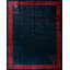 Minimalist Solid Blue Color Open Field Antique Chinese Art Deco Room Size Rug