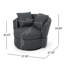 Fauteuil club pivotant