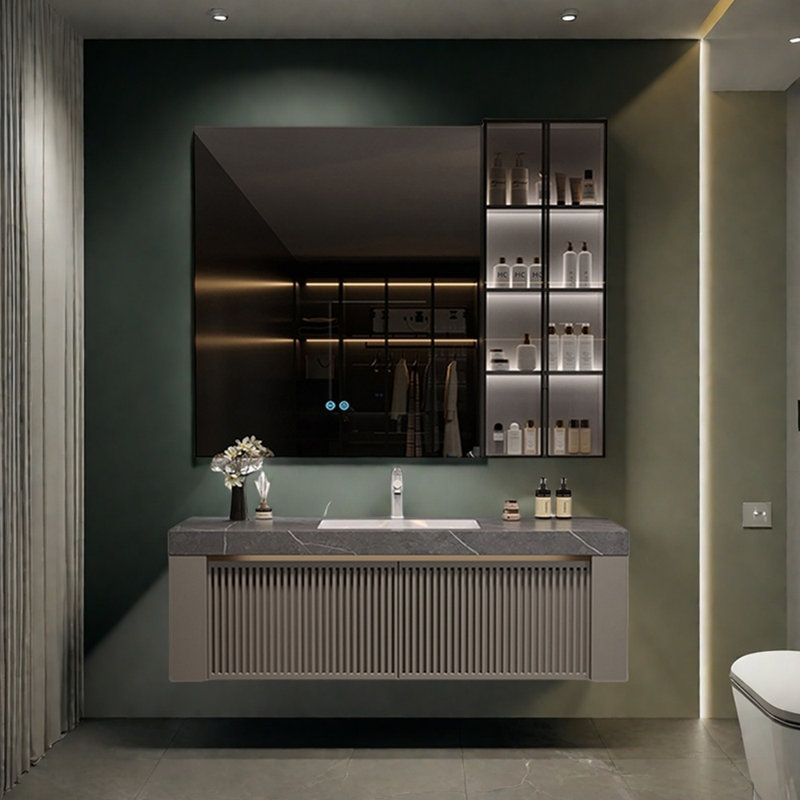Light luxury simple style bathroom cabinet
