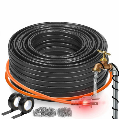 99ft Heat Tape For Water Pipes, -40°f Deicing Cable, Freeze Protection, 120v 5w/ft