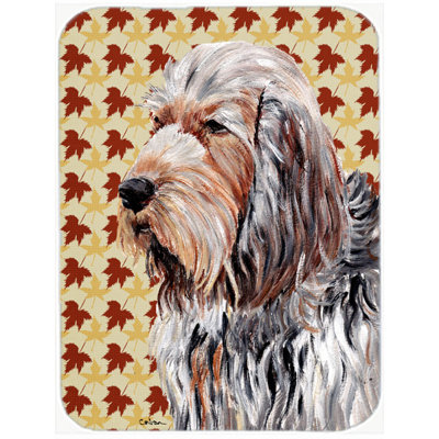 East Urban Home Otterhound Glass Cutting Board