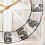 Horloge murale rustique