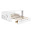 Lit de jour avec bureau amovible, tiroirs de rangement et table d'appoint hydraulique-2134340530-2134340531