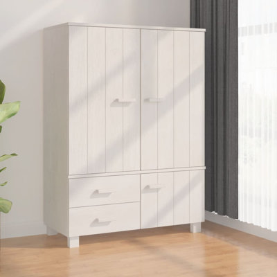 Jabin 3 Door Solid Wood Wardrobe