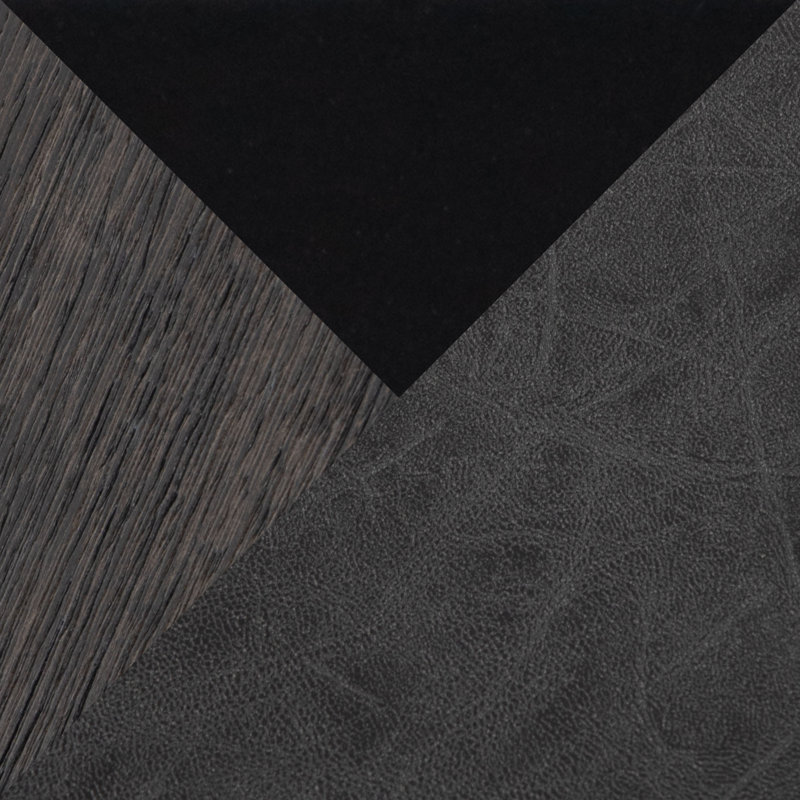 Banc en simili-cuir, gris