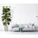 94'' Faux Devil's Ivy (Scindapsus Aureus) Tree in Wood Planter